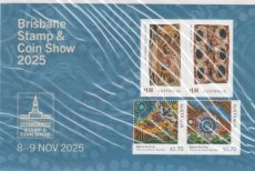 Sheet Brisbane Stamp Show 2025